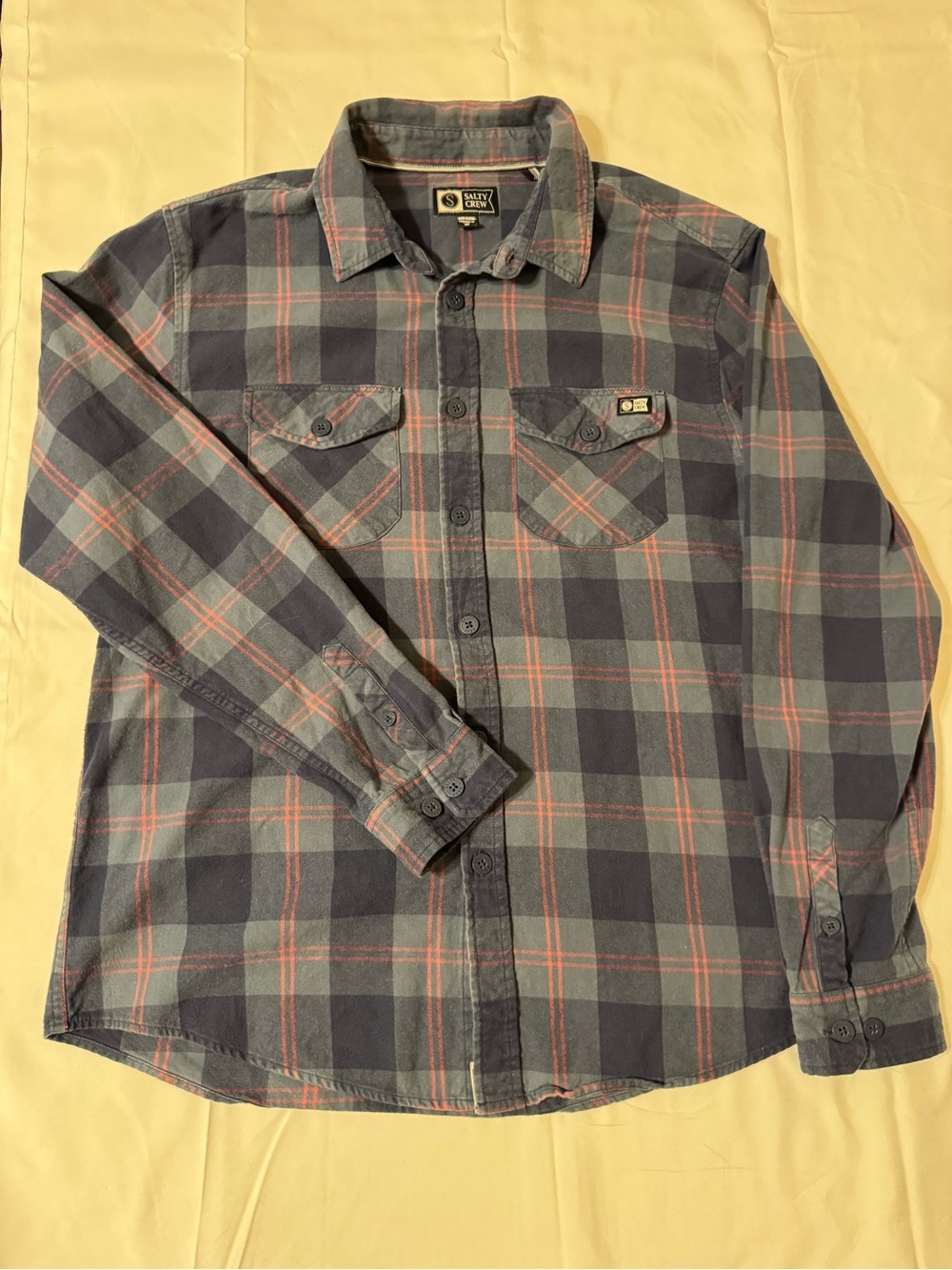 Salt Life Men's Plaid Button Up Medium